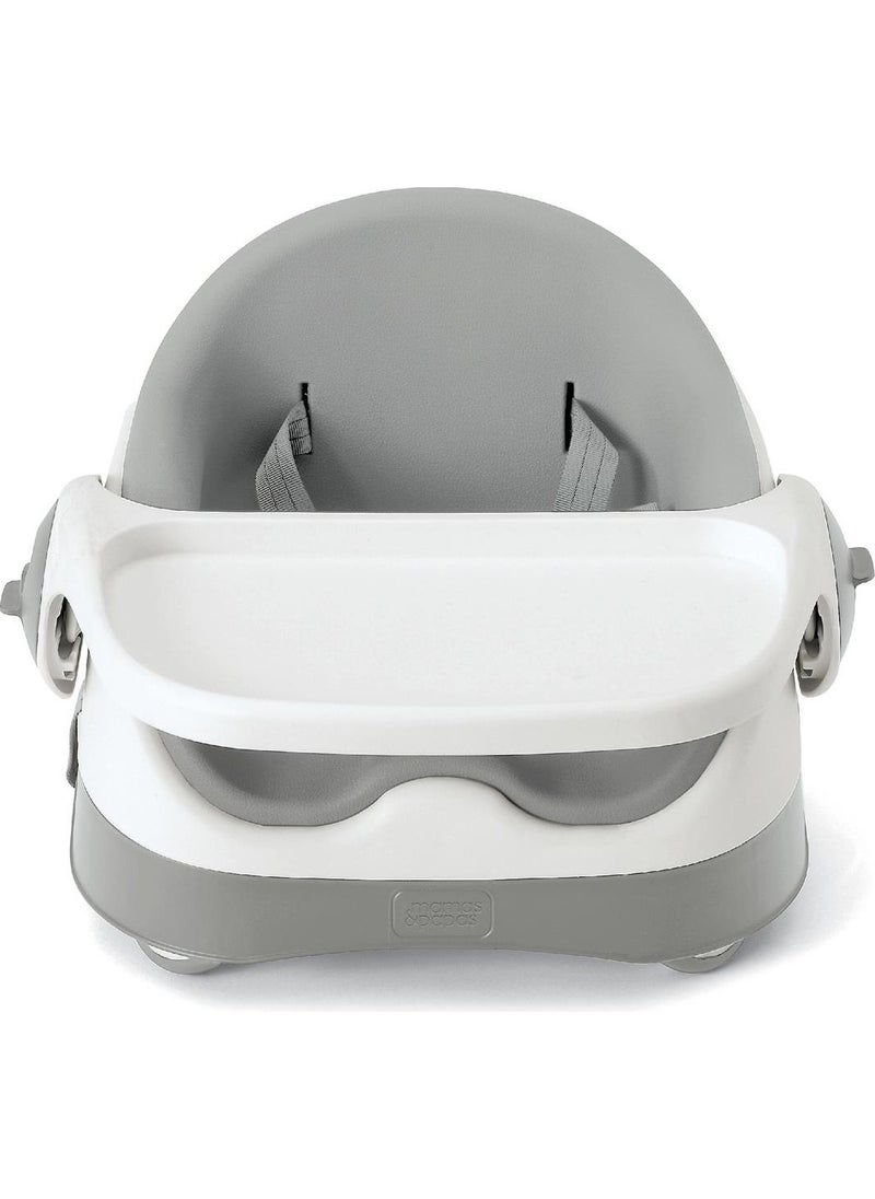 Mamas & Papas - Mamas Papas Baby Bud Portable High Chair Pebble Gray - Image 1