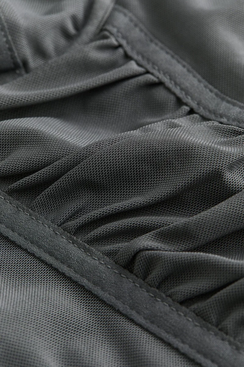 H&M Mesh bustier top