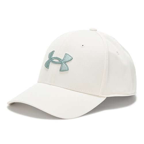 Under Armour Men's Blitzing Cap Stretch Fit, (279) Stone / / Silica Green, Medium/Large - Image 1