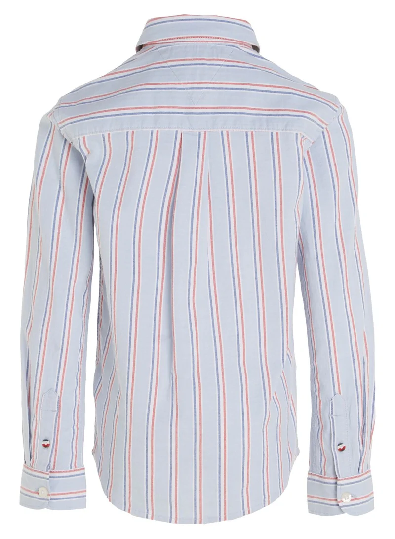 TOMMY HILFIGER Kids Stripe Regular Fit Shirt