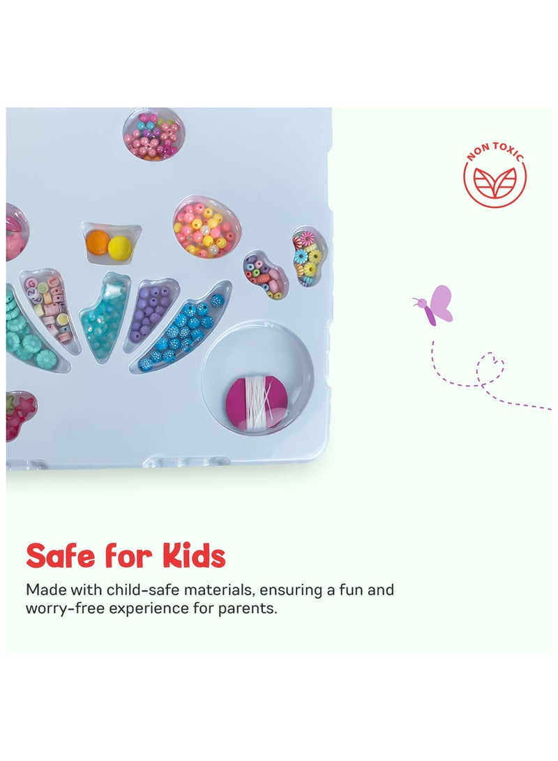 حديقة الألعاب مجموعة خرز البوب الحلوى 2 في 1 لصنع المجوهرات - صنع قلادات، أساور، أقراط وخواتم | هدية حرفية ممتعة للبنات من عمر 3 سنوات - Image 2