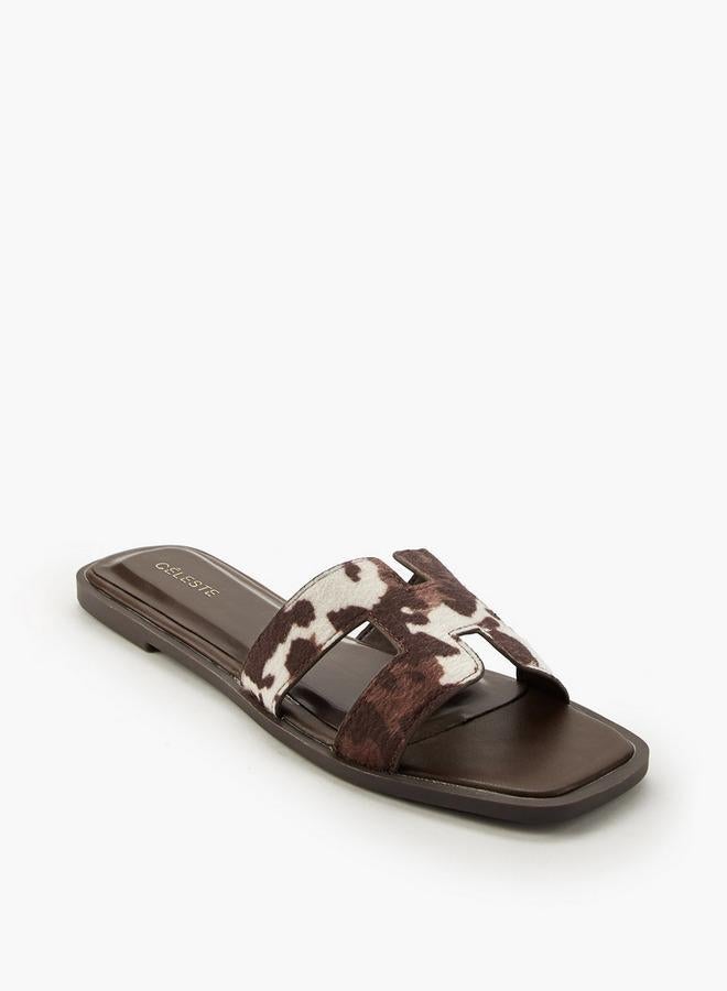 Celeste Women Animal Print Sandals - Image 2