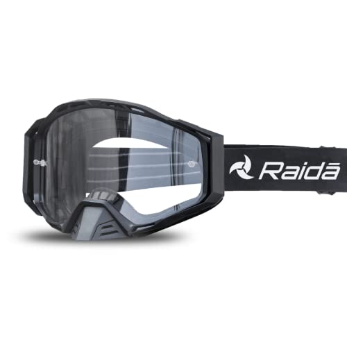 Raida TrailCraft MX Goggle (Black, Clear) - Image 2