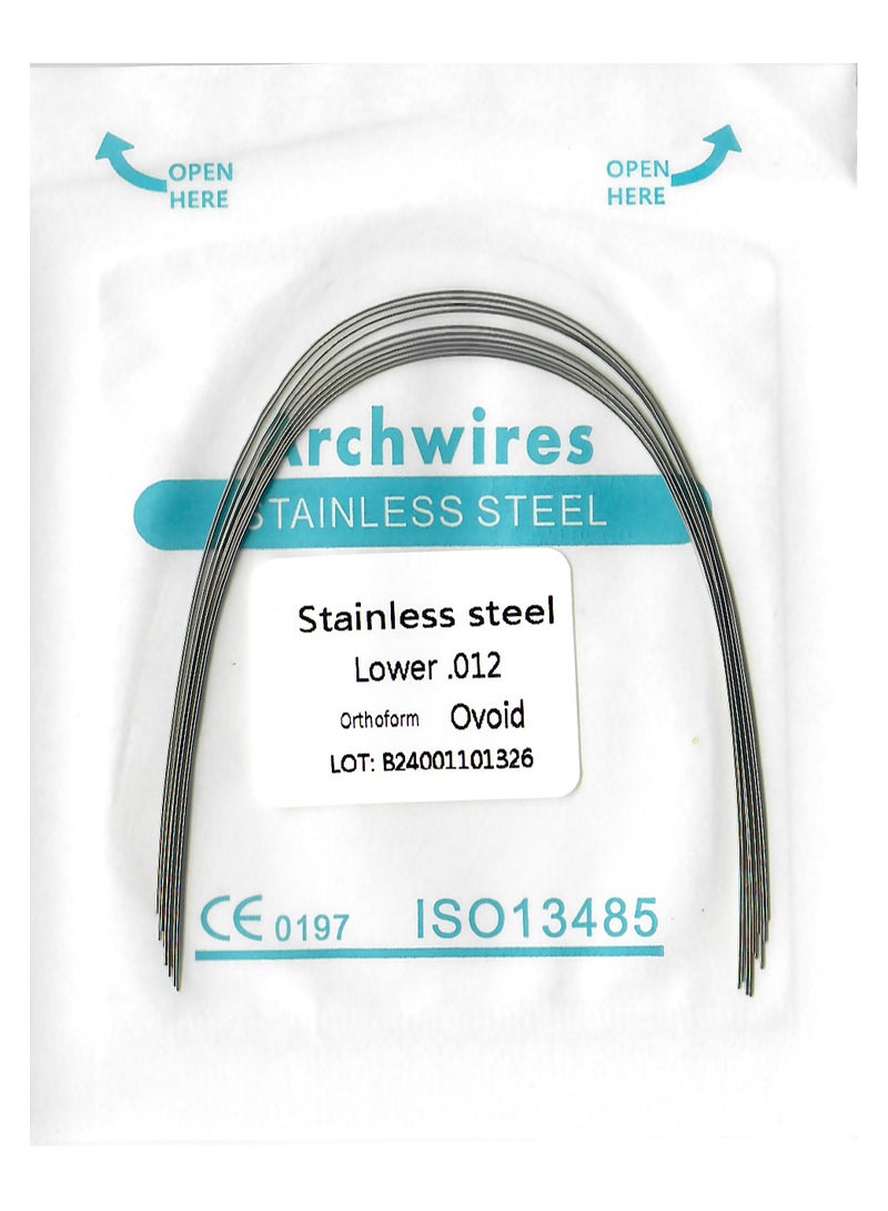 keemz SS Arch Wire Ovoid 0.012 LOWER