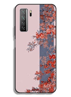 Tolwak Huawei nova 7 SE 5G Protective Case Cover Tree Leaves And Flowers Art  - Image 2