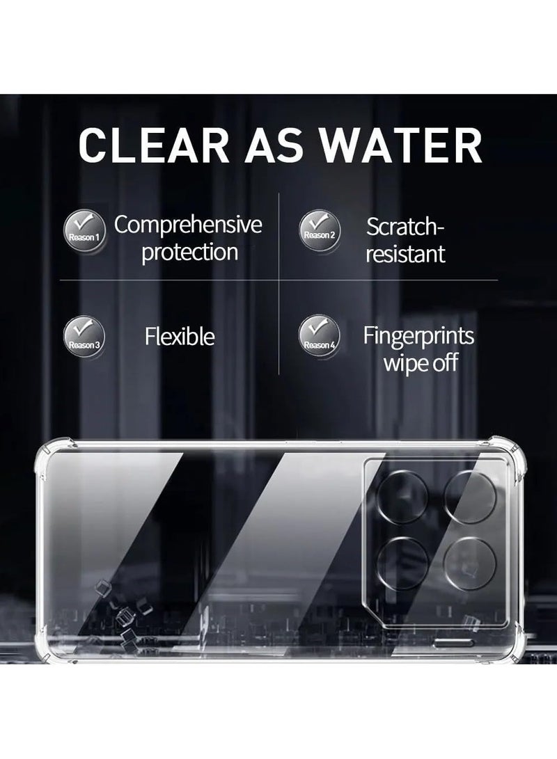 general Case Compatible with Infinix GT 20 Pro 5G, HD Clear Ultra Thin Silicone Flexible TPU Gel Anti-Shock Anti-Scratch Case for Infinix GT 20 Pro - Image 4