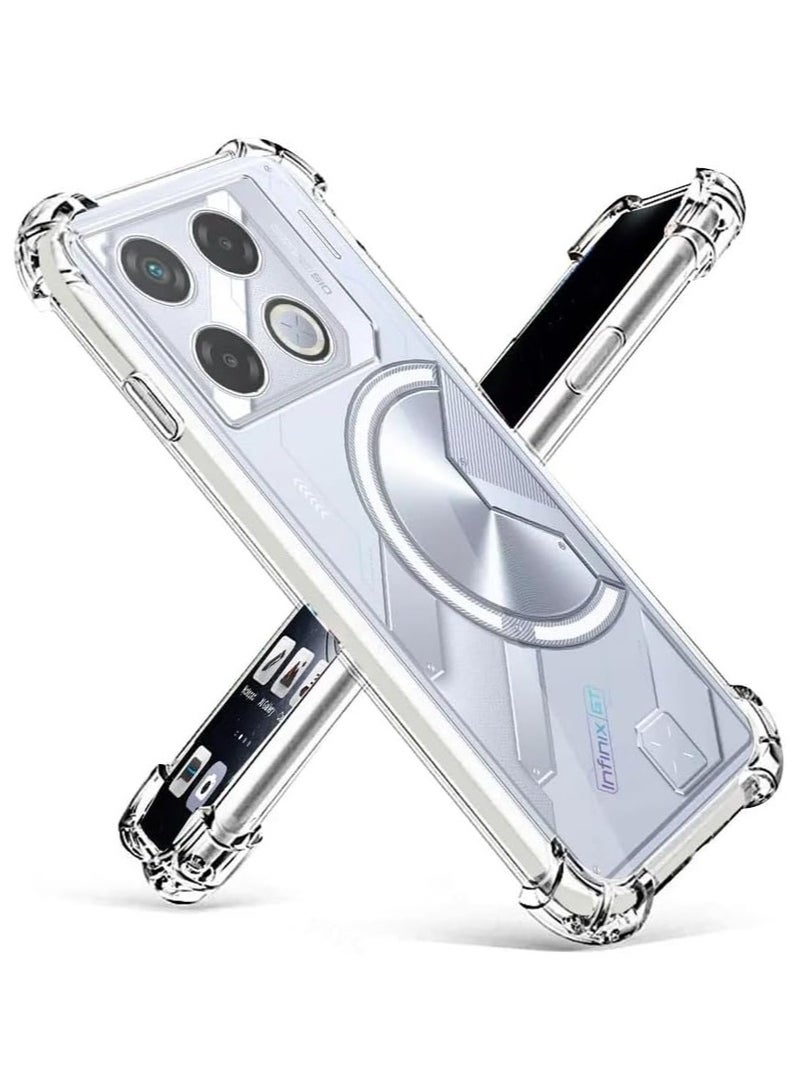 general Case Compatible with Infinix GT 20 Pro 5G, HD Clear Ultra Thin Silicone Flexible TPU Gel Anti-Shock Anti-Scratch Case for Infinix GT 20 Pro - Image 1