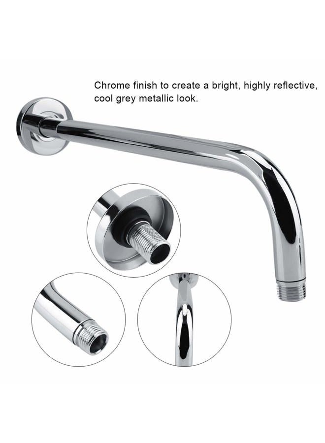 FOLOSAFENAR Stainless Rainhead Arm Rain Head Arm G 1/2" Cool Grey Metallic Look Stainless Steel for Rainfall Shower Heads for Hotel - Image 2
