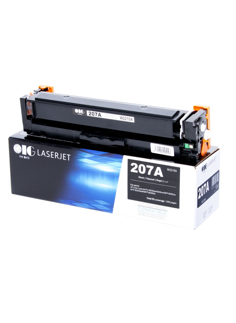 IG Ink Gate (IG) HP Compatible Toner Cartridge Set – Black, Cyan, Magenta, Yellow – Replaces HP 207A – For Color LaserJet Pro M255, M282, M283 – 4-Pack - Image 2