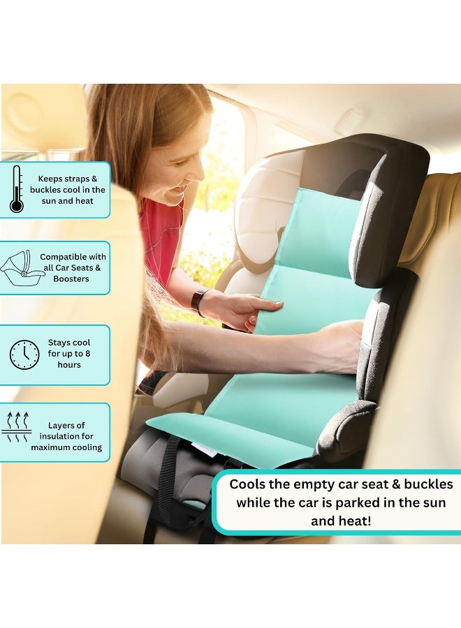 سوانو Car Seat Cooling Pad, Stroller Cooling Pad with Ice Pack for Babies Toddler and Kids, Sun and Heat Cover Protector for Summer Carseat Cooler Liner - Image 2