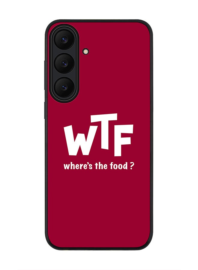 For Samsung Galaxy S25 FE Case,Slim fit Camera Protection, Shockproof Thin Phone cover  - Where's the food?