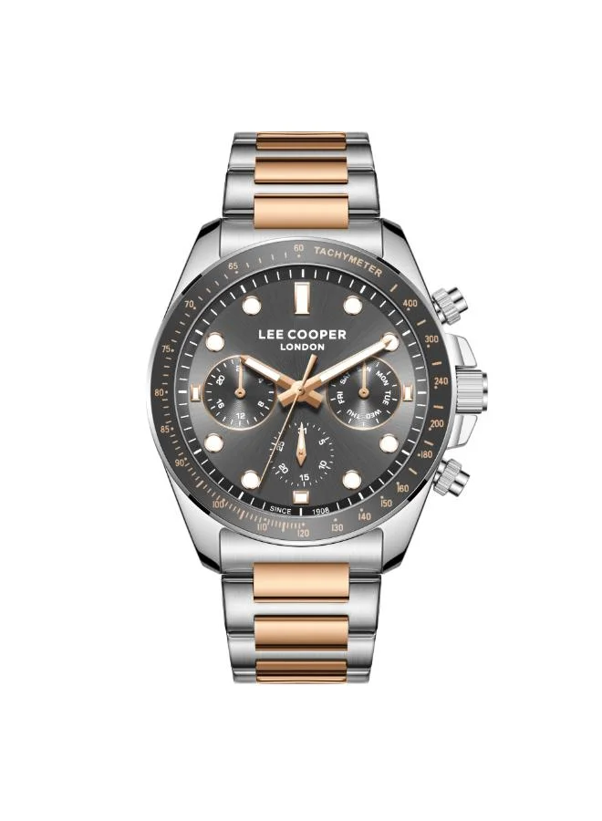 Lee Cooper Men's Metal Multi Function Watch LC08215.560 - 42 mm