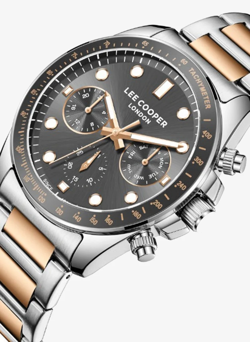 Lee Cooper Men's Metal Multi Function Watch LC08215.560 - 42 mm