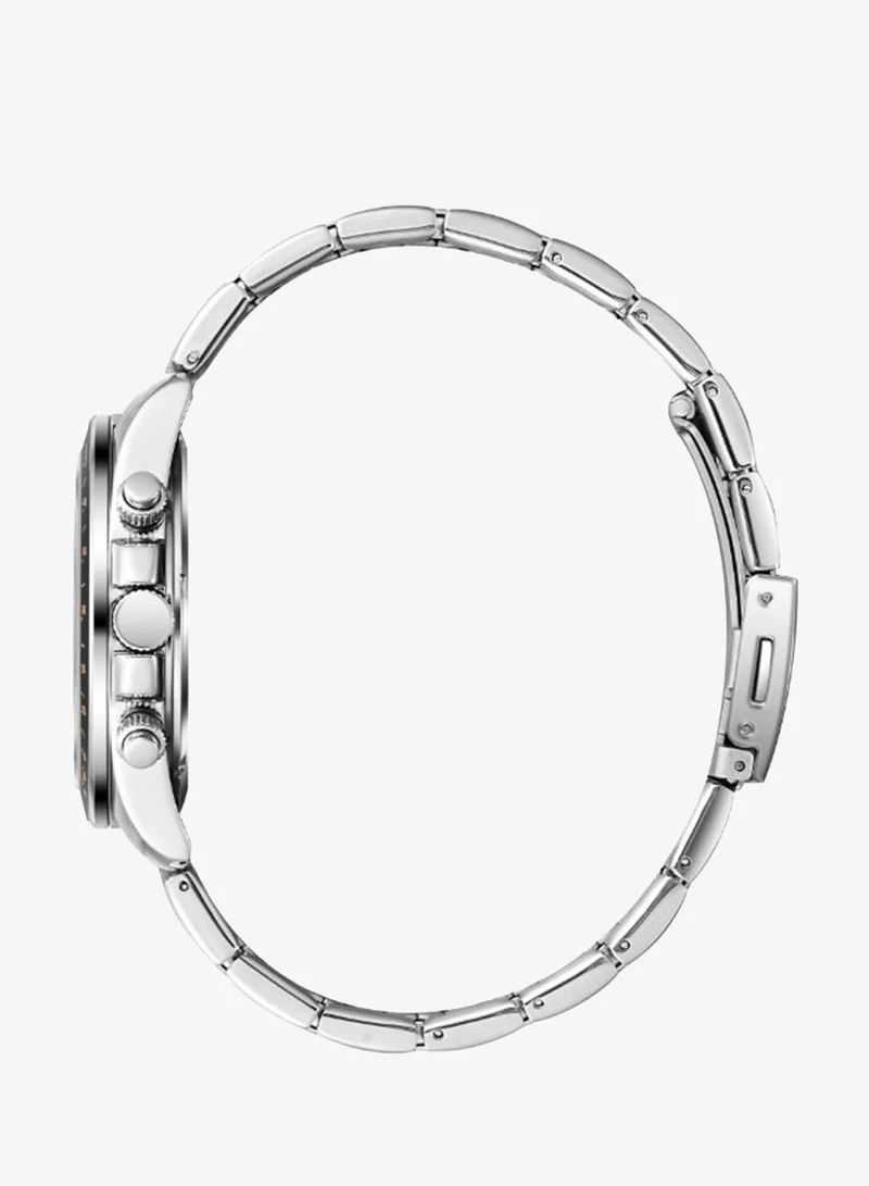 Lee Cooper Silver/Rose Gold Men's Metal Multi Function Watch LC08215.560 - 42 mm for Men | Best Price UAE