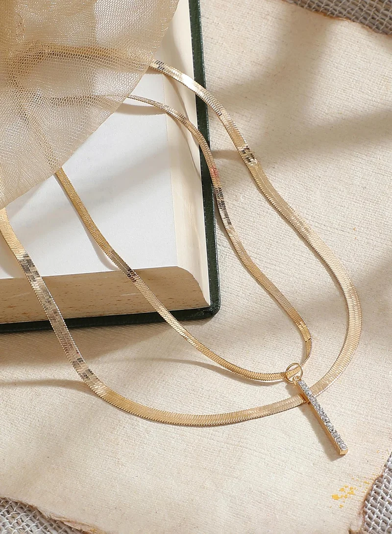 SOHI Casual Multi-Layer Artificial Necklace Jewellery