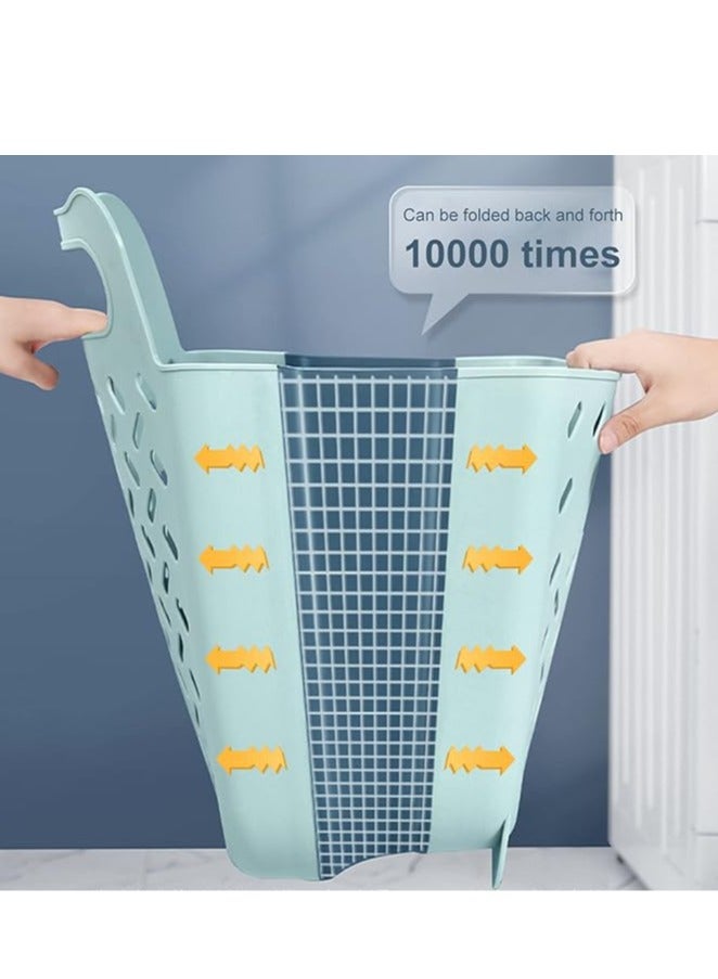 general Wall-mounted storage basket, portable laundry basket, home laundry basket, large storage basket, save bedroom space - Image 4