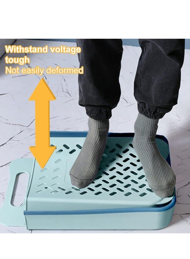 general Wall-mounted storage basket, portable laundry basket, home laundry basket, large storage basket, save bedroom space - Image 5