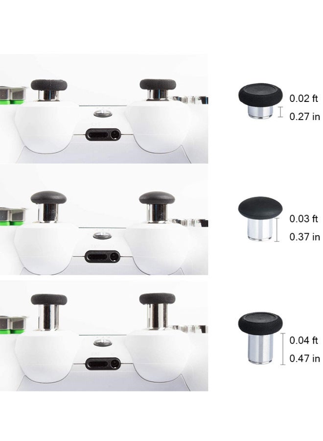 Suitable For PS4 Handle Metal Button Mushroom Head Magnetic Base PS5 Handle ABXY Cross Key Accessories Set-Product Color:PS4 Rocker Set (8 Pieces)  - Image 3