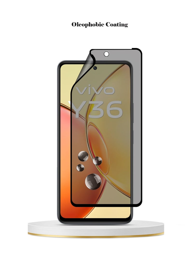 Techie واقي شاشة كامل مقاوم للانفجار مصنوع من السيراميك غير اللامع لخصوصية الهاتف Vivo Y36 - Image 4