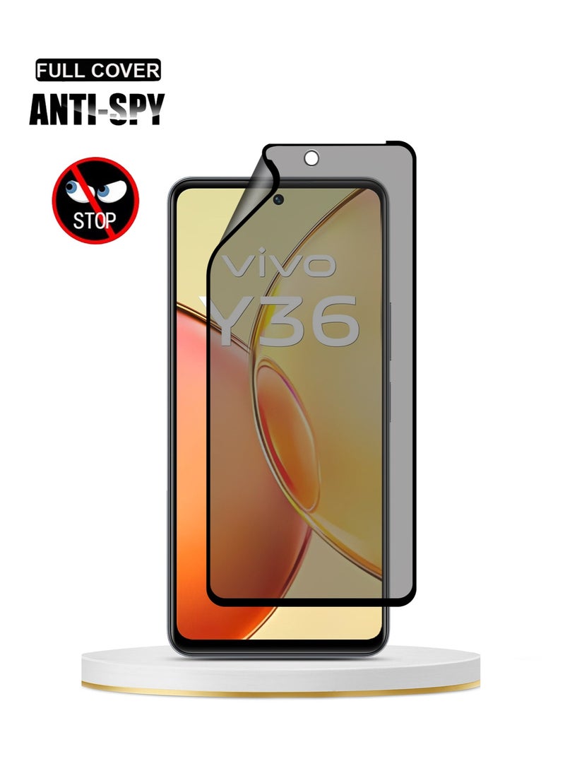 Techie واقي شاشة كامل مقاوم للانفجار مصنوع من السيراميك غير اللامع لخصوصية الهاتف Vivo Y36 - Image 2