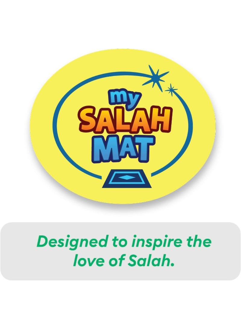 My Salah Mat Interactive Kids Prayer Mat with 36 Touch Sensitive Keys, Learning Salah Prayer Positions, Islamic Educational Prayer Rug with Speaker, Activity Book & Guide, Foldable Muslim Prayer Mat for Children - Image 5