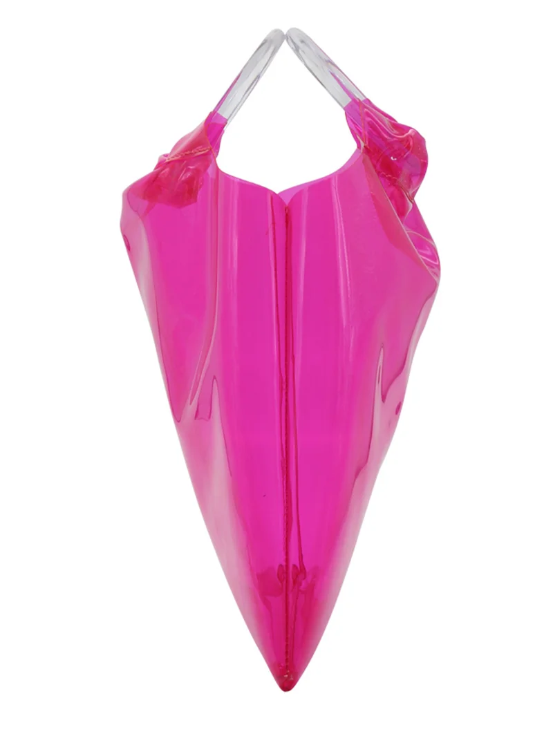 London Rag Fuchsia Premium tote bag with round handles