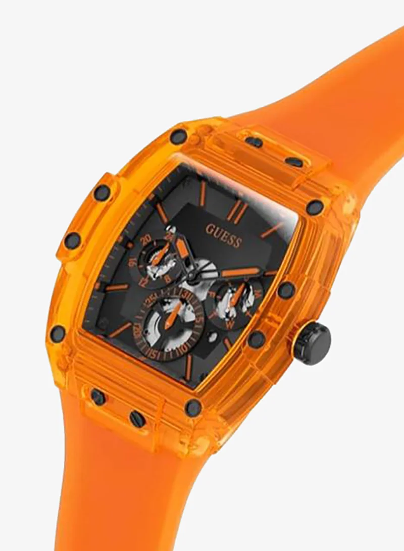 Guess  PHOENIX Silicone 42 mm Analog Watch for Men | Best Price UAE