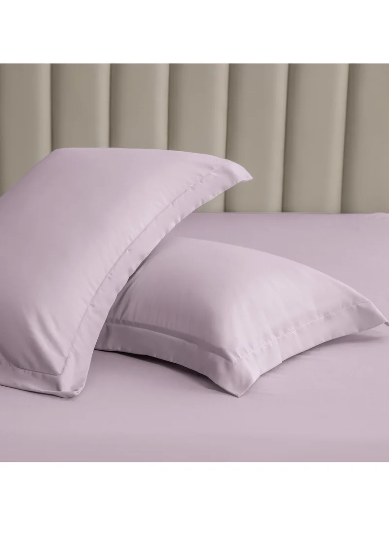 Donetella Microfiber Pillowcases 2-Pcs Soft Pillow Cover (50 x 75 CM) With Envelope Closure (Without Pillow Insert),Lilac