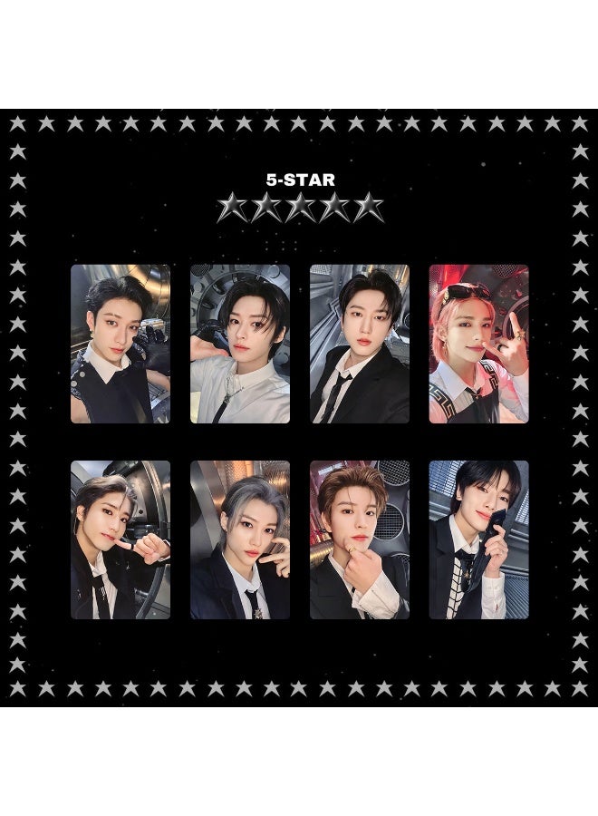 NIBEMINENT 8 Pcs Kpop Stray Kids 5 - STAR Lomo Cards Card For Fans Collection Gifts - Image 1