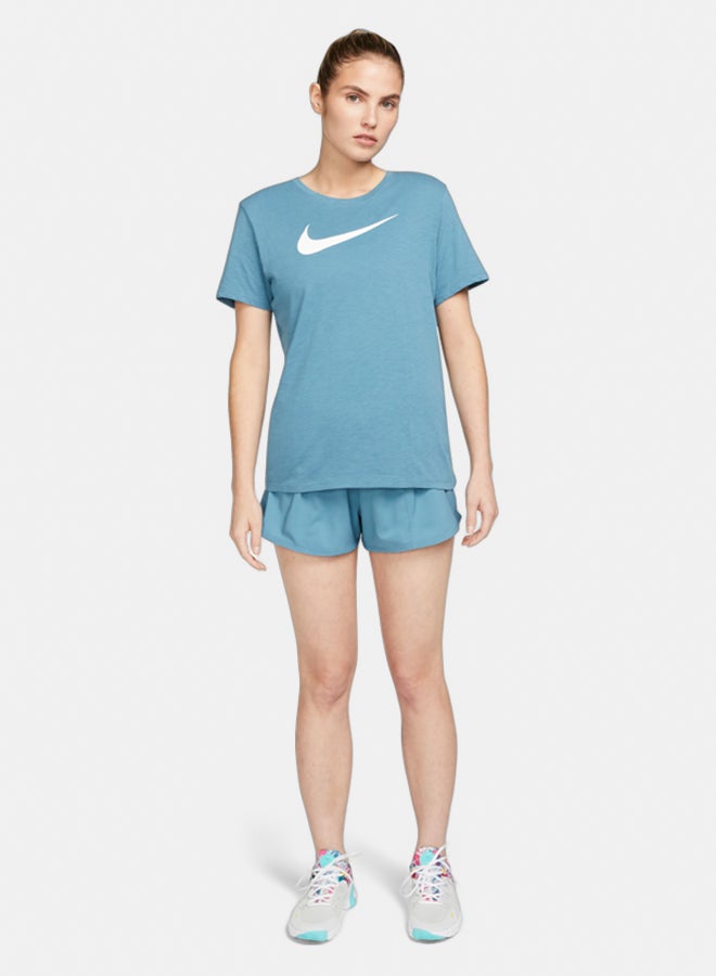 Nike Women's Nike Dri-FIT Tee Swoosh - Image 4