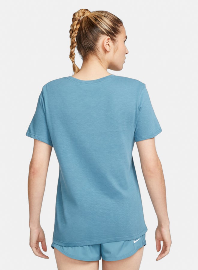 Nike Women's Nike Dri-FIT Tee Swoosh - Image 2