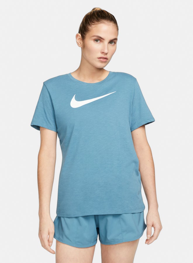 Nike Women's Nike Dri-FIT Tee Swoosh - Image 1