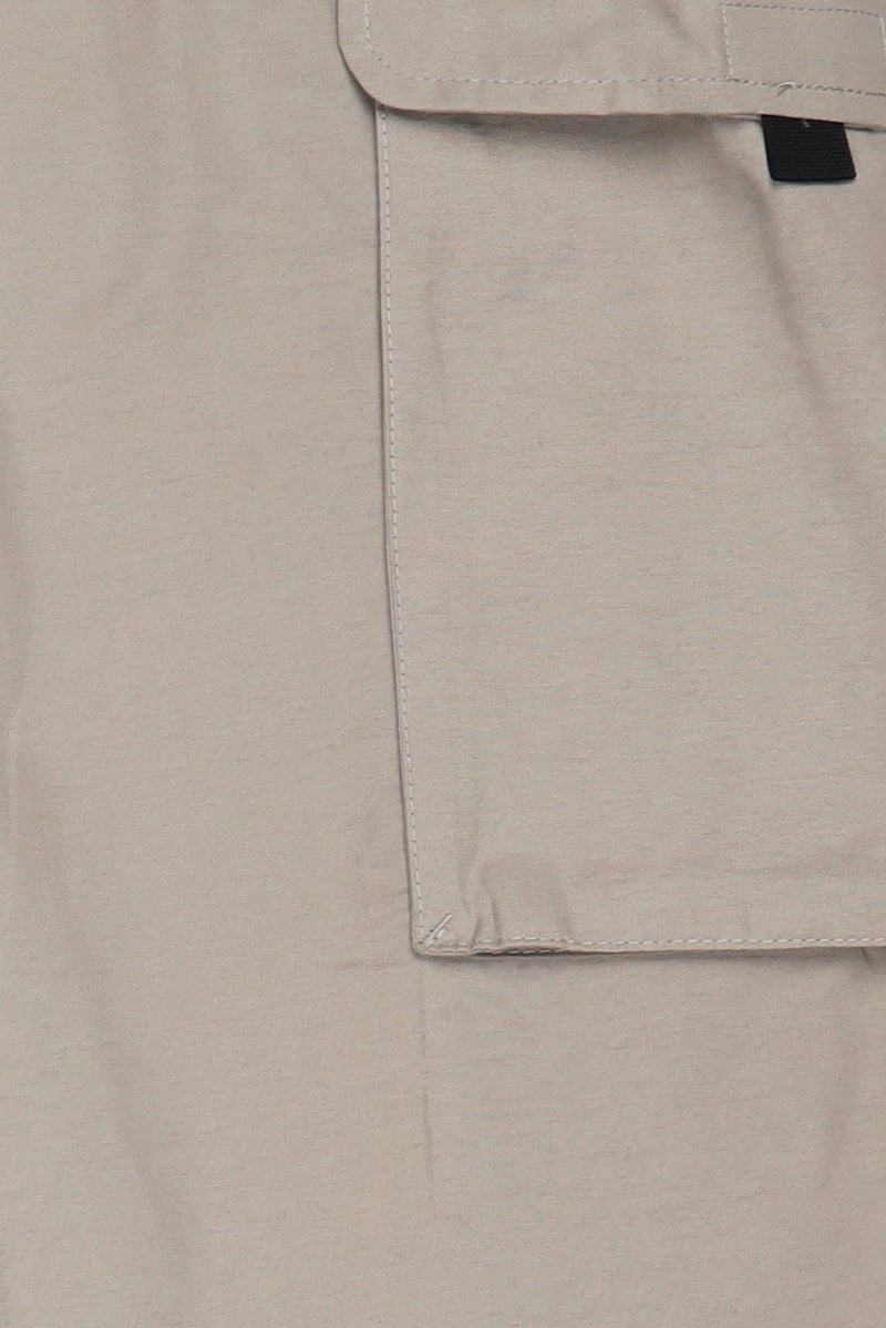 Unipro Men Sportswear Fit Outdoor Cargo Pants, Light Grey - Image 5