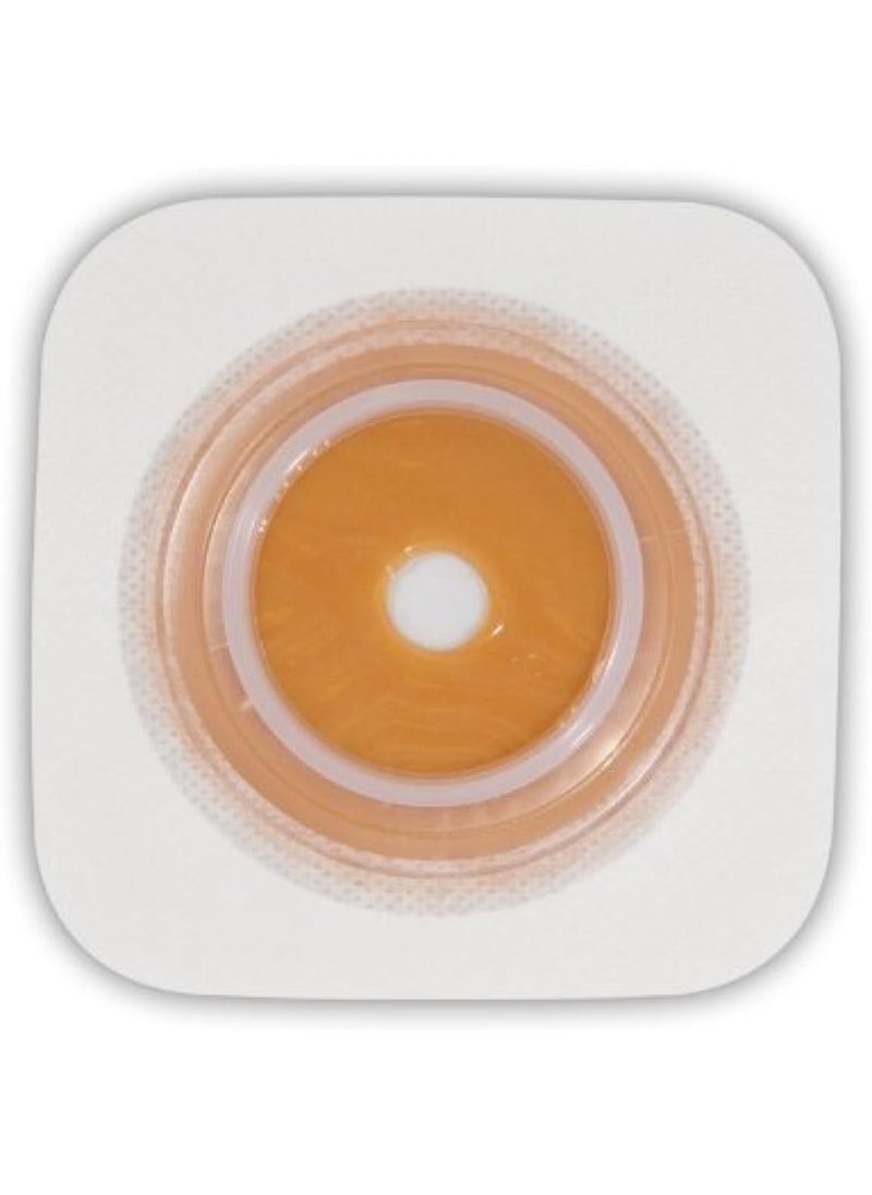 convatec Convatec 125270 SUR-FIT Natura Two-Piece Pre-Cut, Stomahesive Flexible Skin Barrier with Tape Collar, Tan, 45mm (1 3/4") Flange; 22mm (7/8") Stoma Opening, 10/BX 