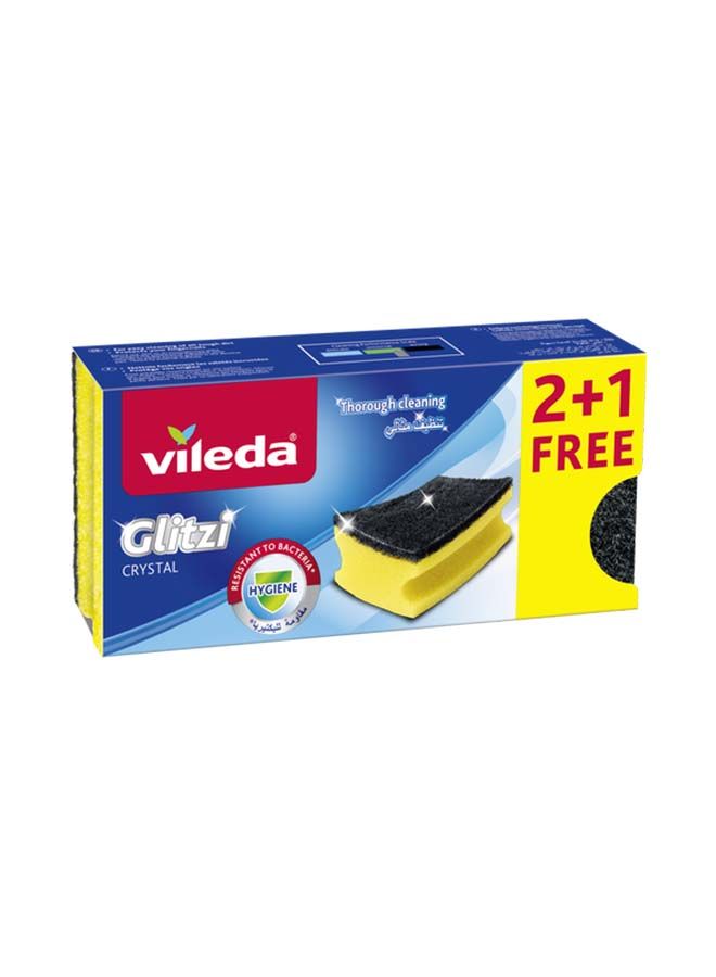 Vileda Glitzi Crystal 2+1 Piece - Image 1