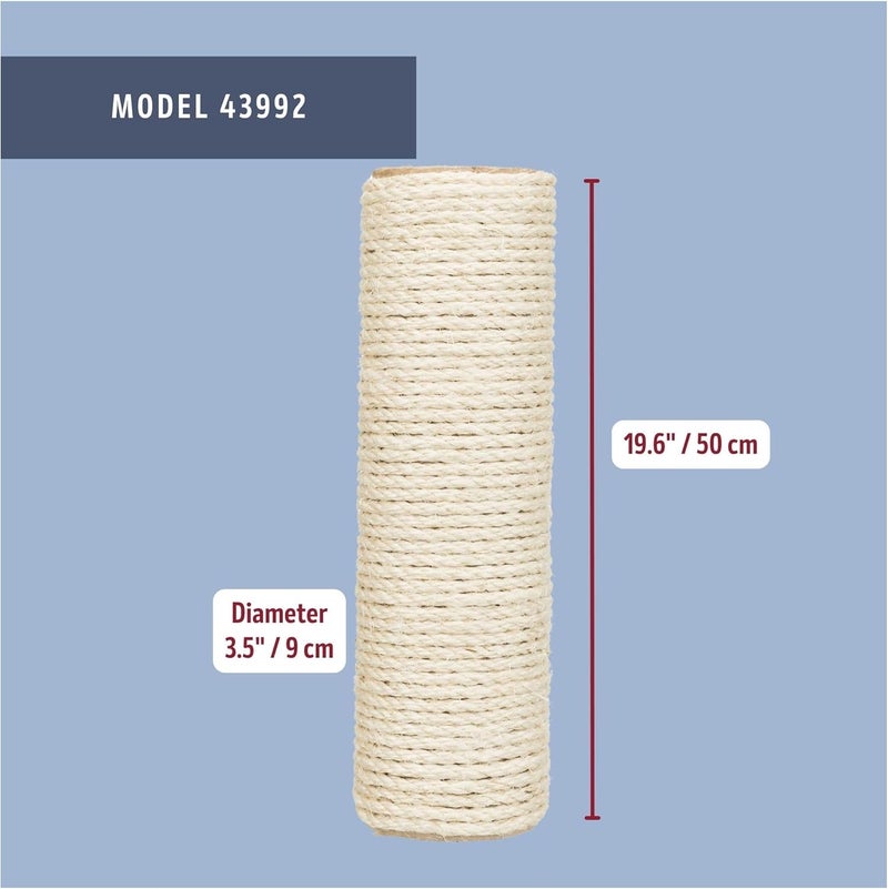 Trixie Beige Sisal Replacement Post for Cat Scratching, 9/50 cm - Image 3