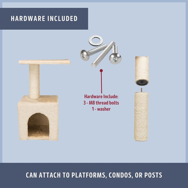 Trixie Beige Sisal Replacement Post for Cat Scratching, 9/50 cm - Image 4