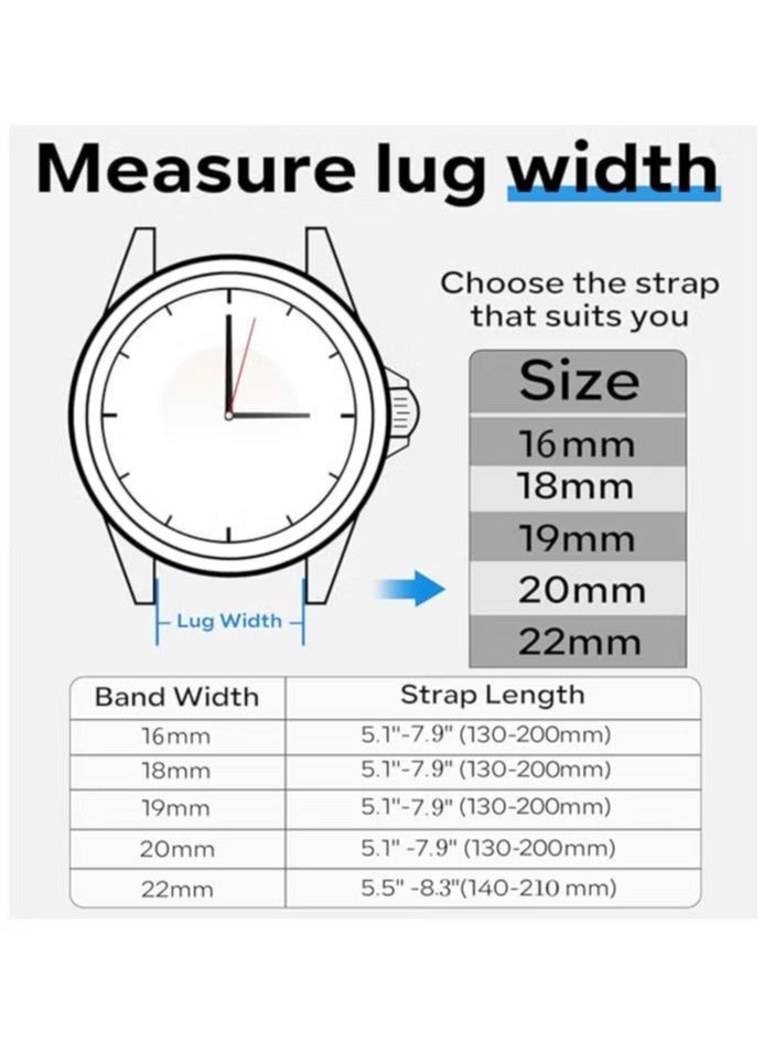 ELTRAZONE Magnetic Watch Strap - 16mm, 18mm, 19mm, 20mm Quick Release Silicone Band with Magnetic Folding Clasp - Skin-Friendly Soft Sport Strap for Men and Women (Gray)  - Image 5
