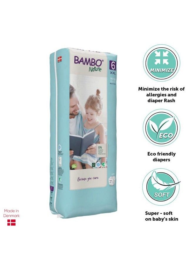 BAMBO NATURE Premium Baby Diapersxxl Size 40 Count For Preschooler Babysuper Absorbent With A Wetness Indicator  - Image 5