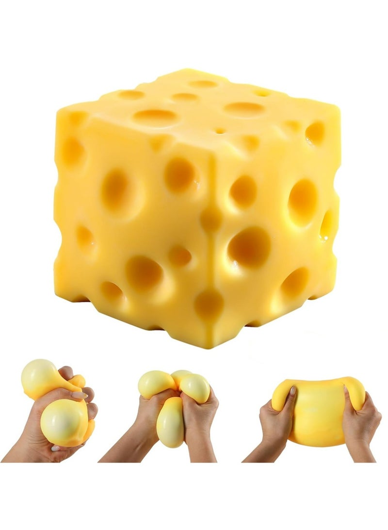 يوجي الجبن Squishy (7 سم) ، الجبن كتلة ضغط لعبة، Squishies الإغاثة من الإجهاد فيدج لعبة، جوارب Stuffer هدايا الابتكار لعيد الميلاد (2.76 بوصة) - Image 1
