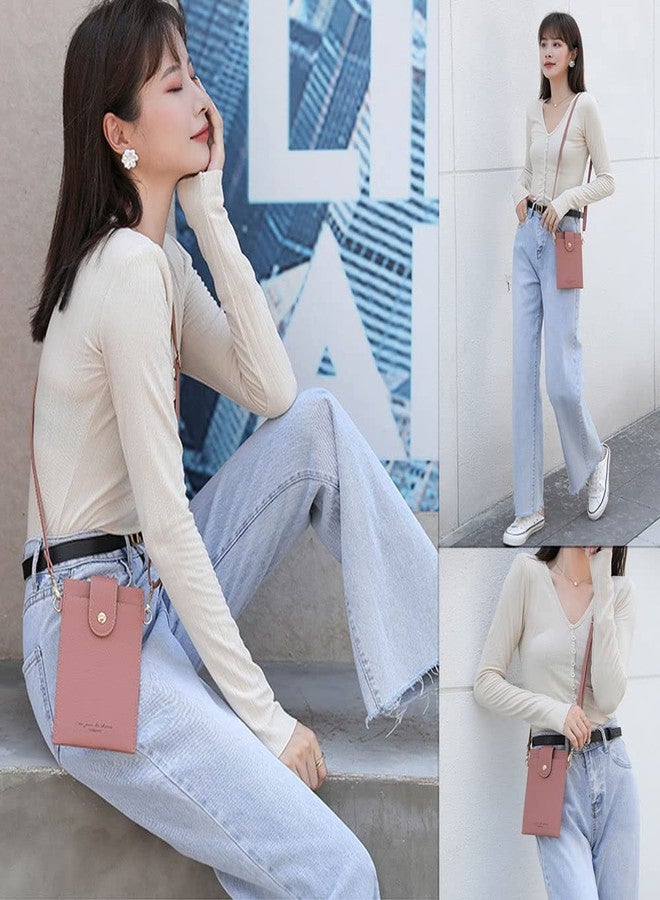 Valentoria Womens Crossbody Cellphone Bag Small Shoulder Purse Card Wallet Satchel Pouch (Grey) - Image 2