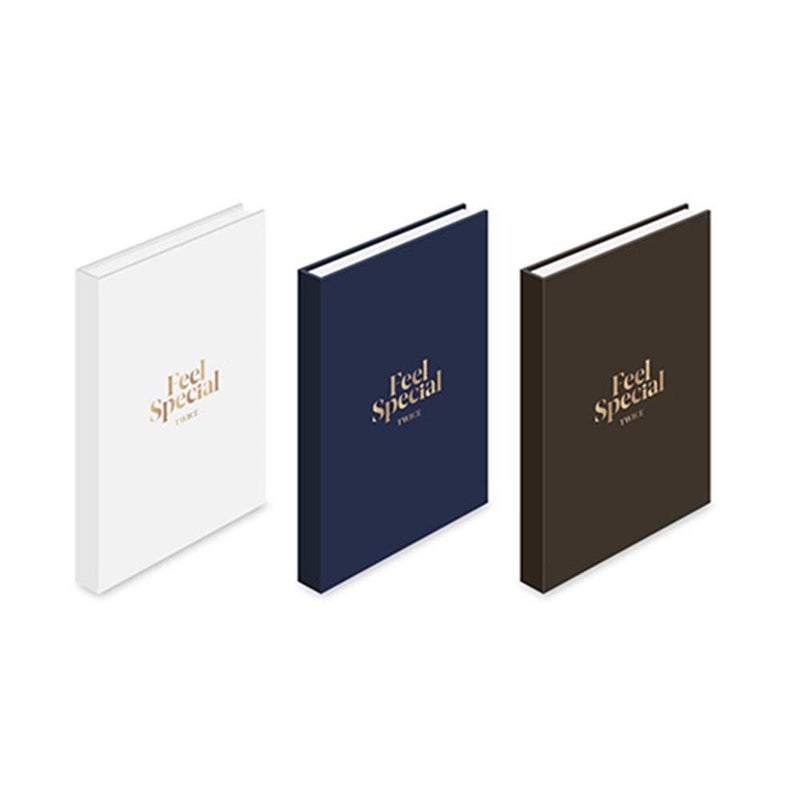 JYP Ent ألبوم K-POP Twice المصغر الثامن [Feel Special] نسخة عشوائية. CD + 88 صفحة من كتاب الصور + ورقة كلمات الأغاني + 5 بطاقات صور + بطاقة هدية للصور - Image 1