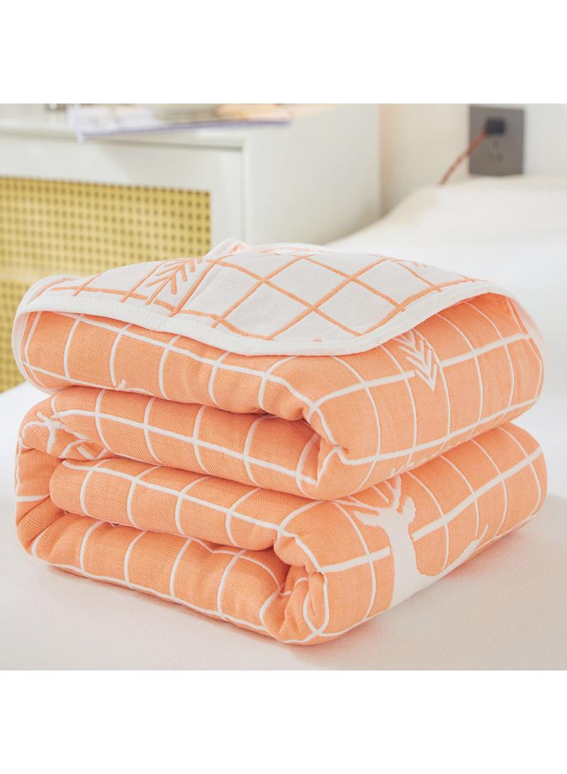 Y&D 120*150cm Six Layer Absorbent Cotton Towel Summer Cool Blanket  - Image 1