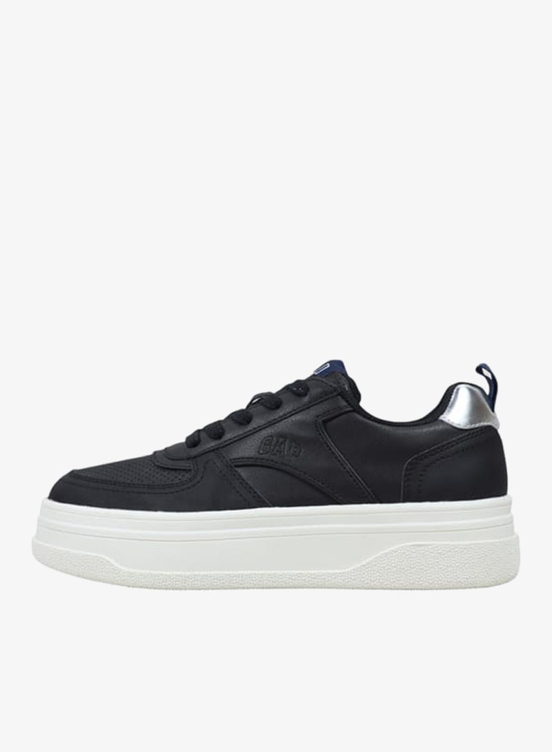 GAP Women's Panelled Sports Shoes with Lace-Up Closure - PARADISE - Image 2