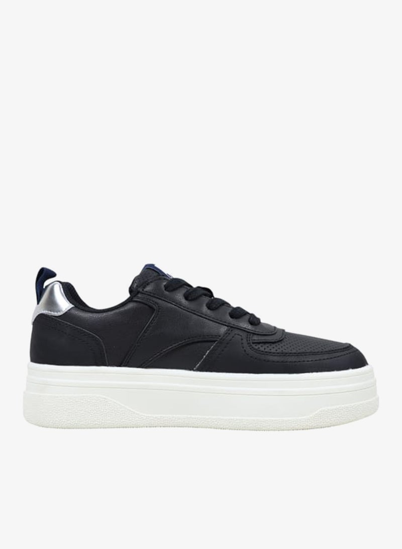 GAP Women's Panelled Sports Shoes with Lace-Up Closure - PARADISE - Image 1