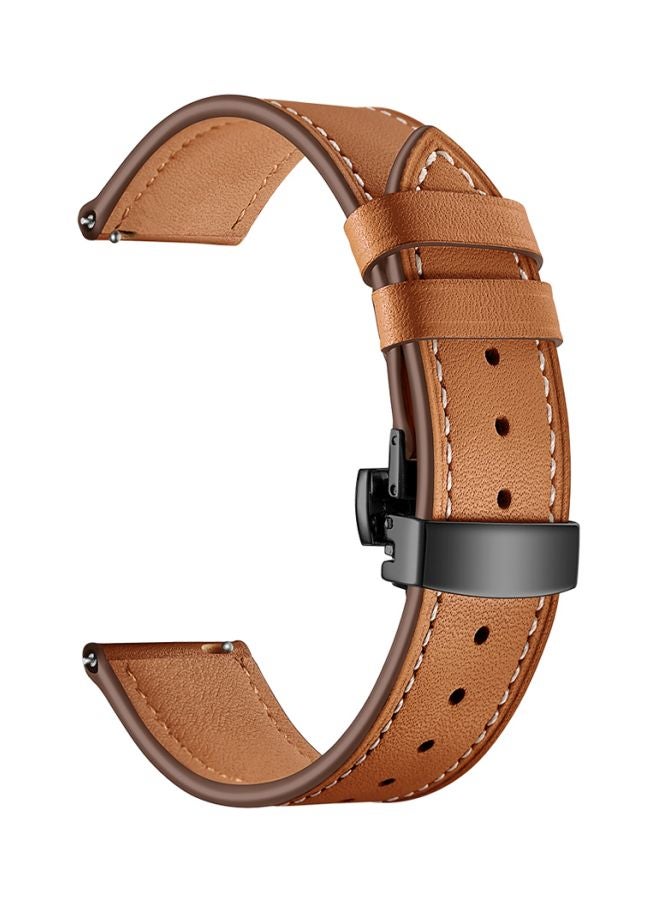 Perfii Replacement Band For Samsung Galaxy Watch 3 41mm Brown - Image 1