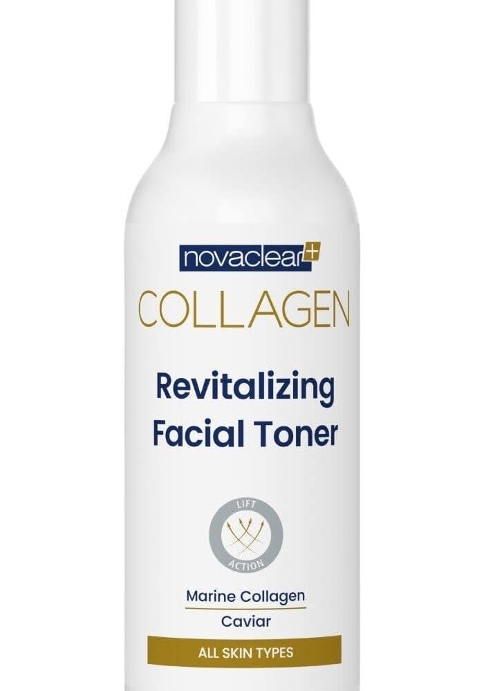 novaclear تونر الوجه المنعش من نوفا كلير بالكولاجين مع الكولاجين البحري والكافيار - Image 1