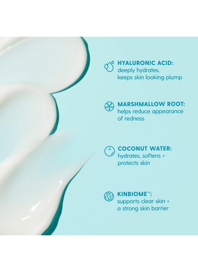 Kinship - Supermello Hyaluronic Gel Cream Moisturizer Hyaluronic Acid Face Lotion Lightweight + Hydrating Plump Smooth + Soothe Nourish Dry Skin Rich Daily Use Clean Skin Care (3.3 Oz) - Image 1