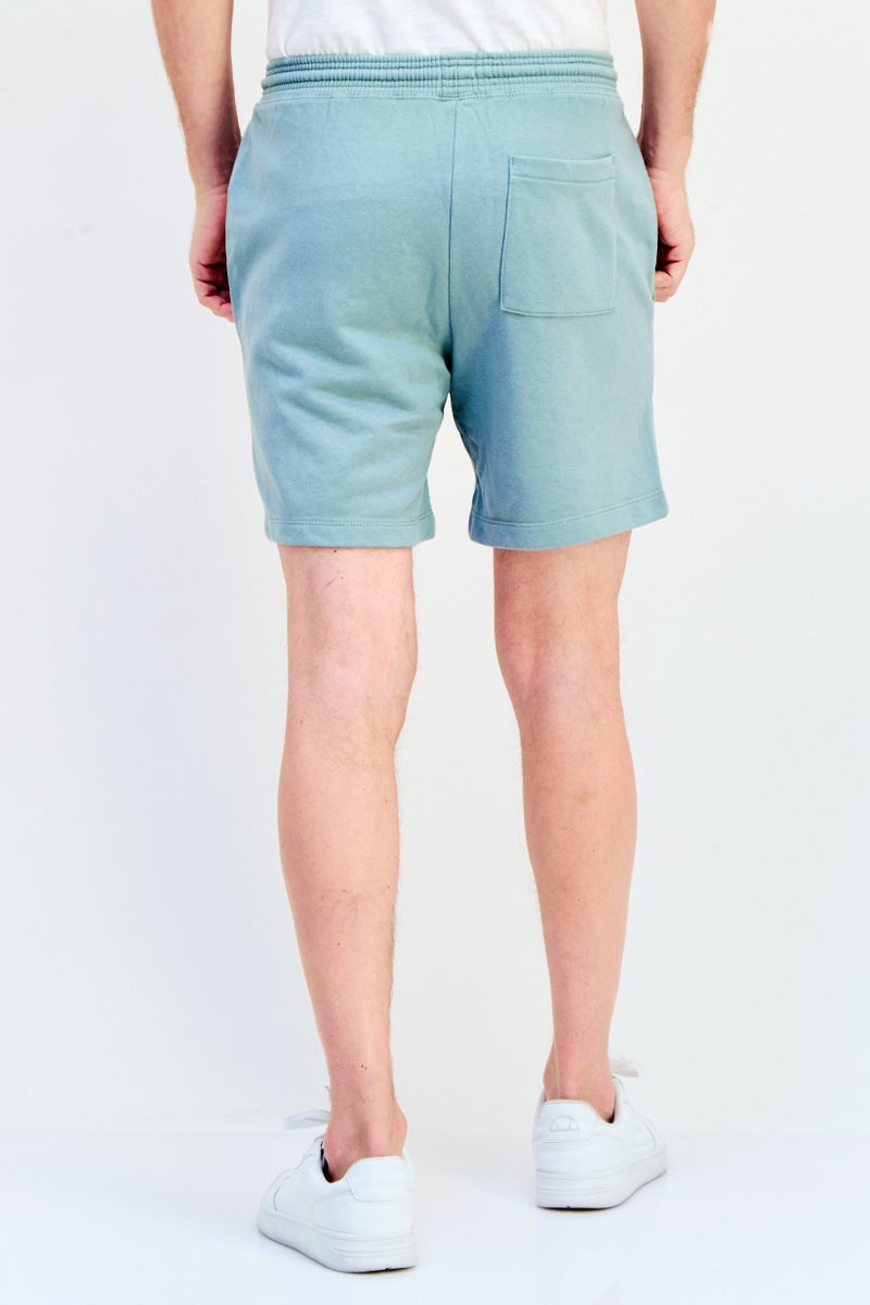 GAP Men Solid Basic Shorts, Sage Green - Image 2