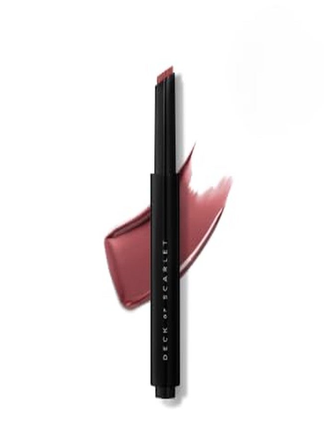 Deck of Scarlet Threeway Solid Lip Oil, Vegan Formula With Hyaluronic Acid and Hydrating Oil Blend, Glossy Finish - Pink Provocateur - Image 1